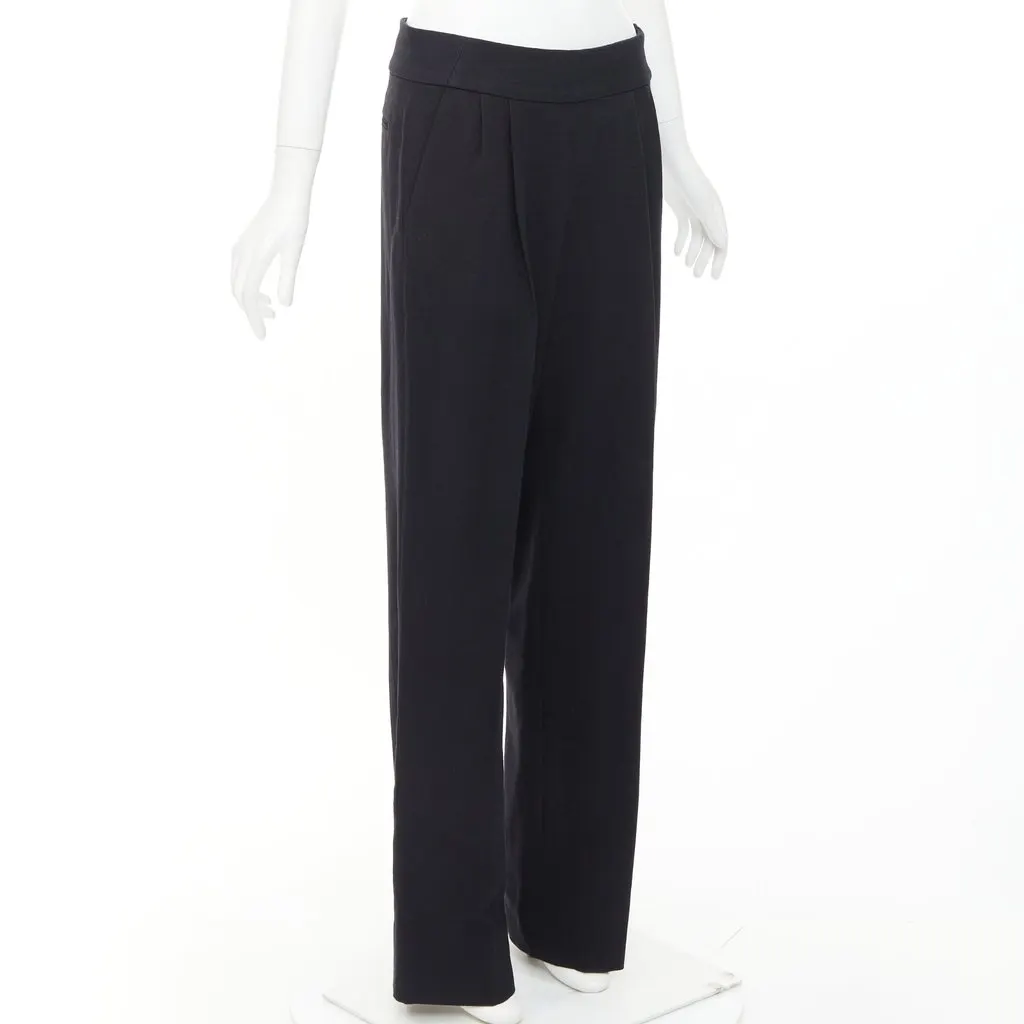 Dries Van Noten Black Wool Trouser Black Wool Good - Inside View