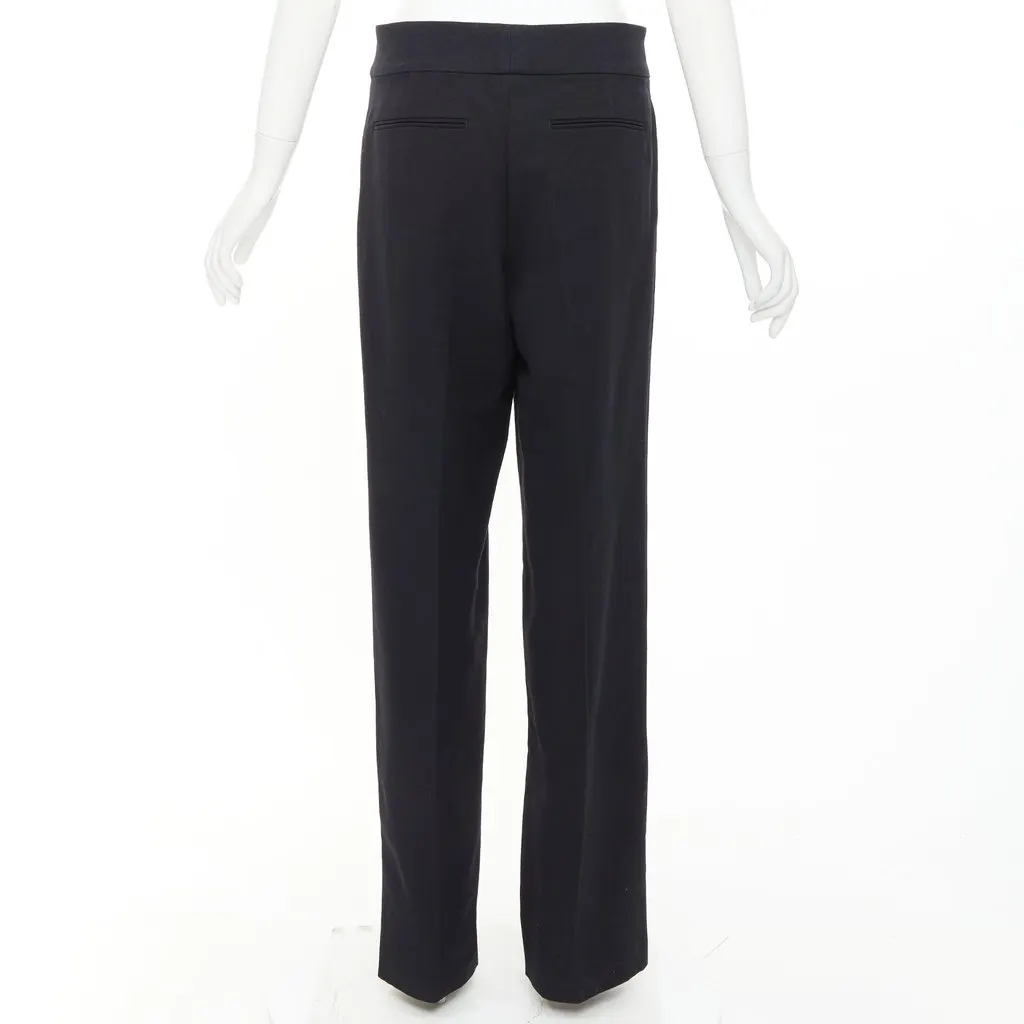 Dries Van Noten Black Wool Trouser Black Wool Good - Box View