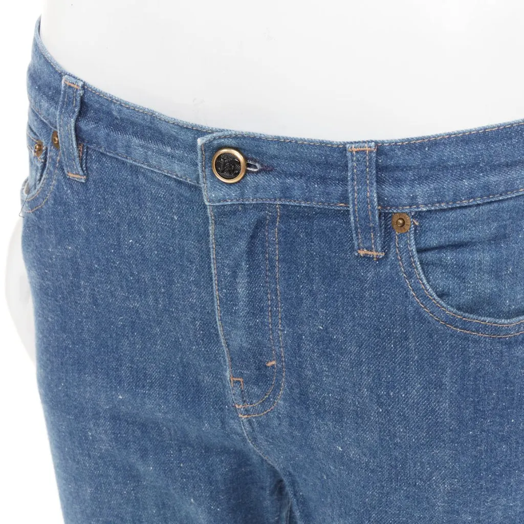 Celine Blue Cotton Jeans Blue Cotton Very good - Back View