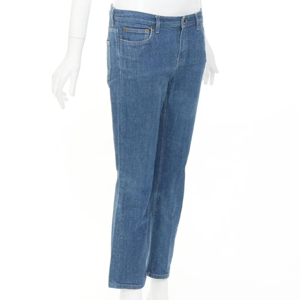 Celine Blue Cotton Jeans Blue Cotton Very good - Inside View