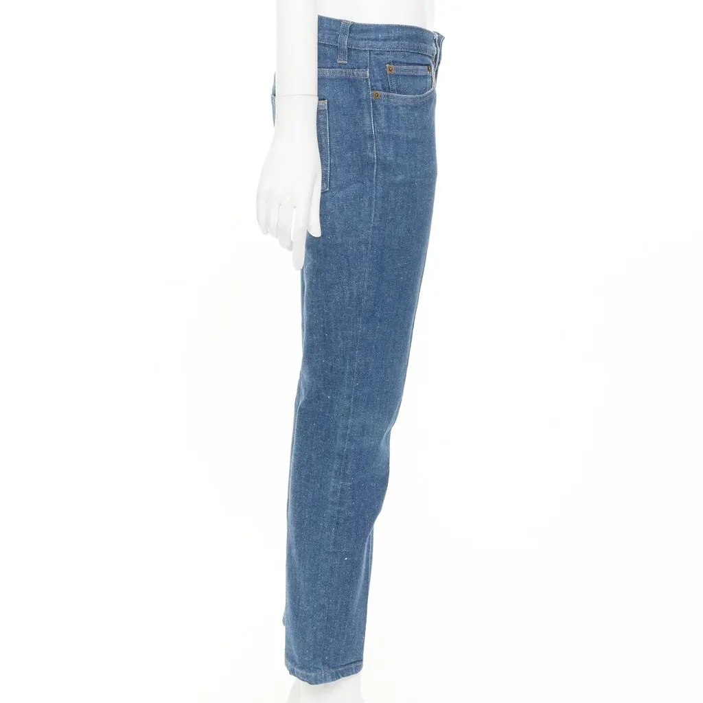 Celine Blue Cotton Jeans Blue Cotton Very good - Model View