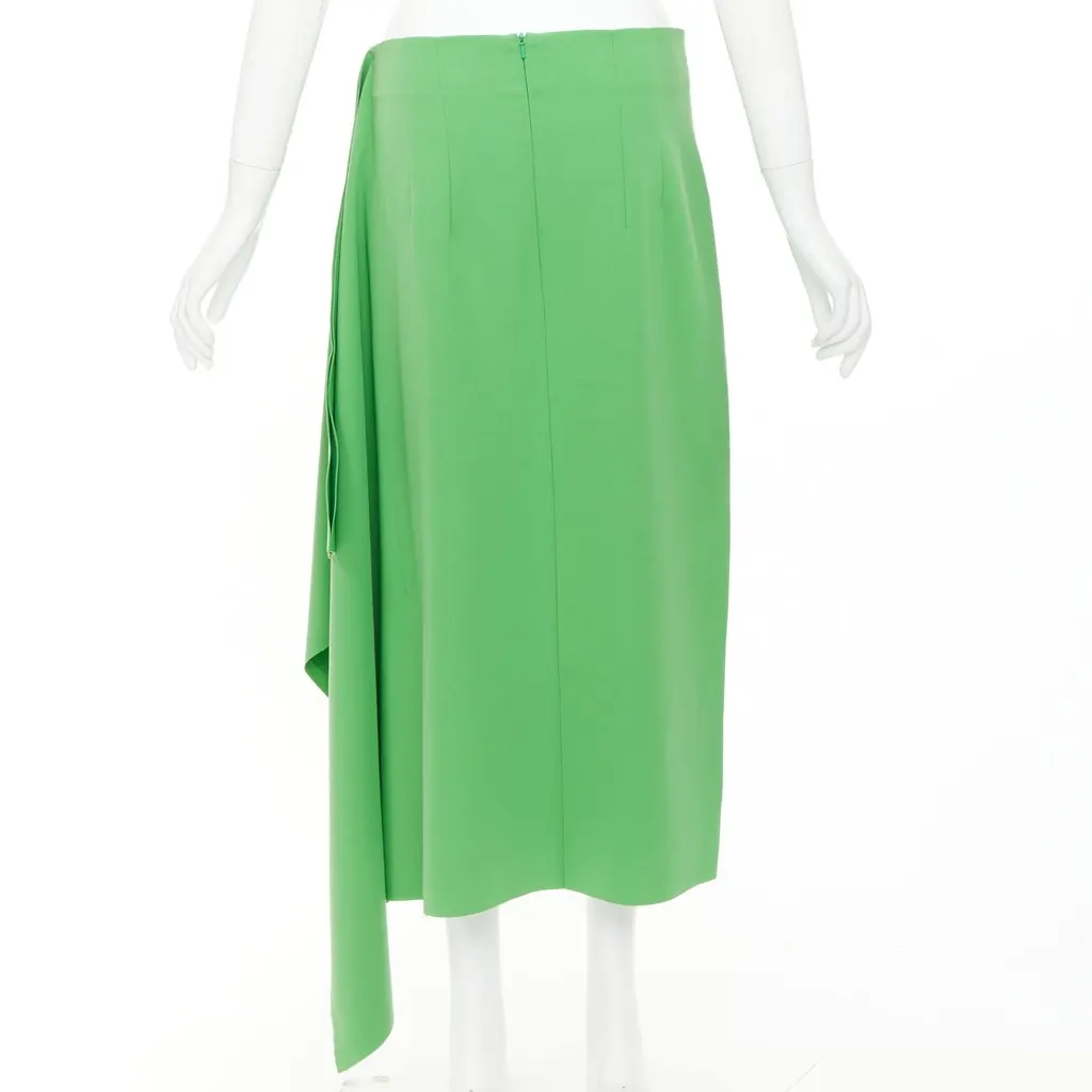 Unsigned Green Polyester Skirt Green Polyester Very good - Box View