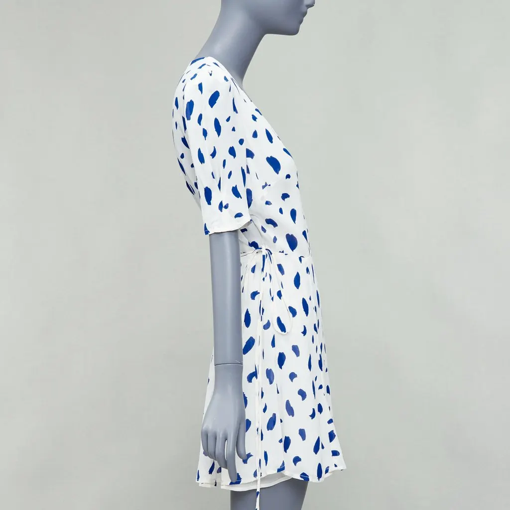 Reformation Lucky Blue Viscose Never worn, with tag - Model View