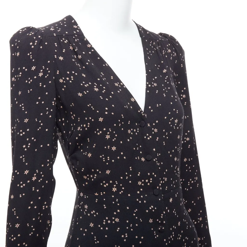 Reformation Courtney Black Viscose Never worn, with tag - Back View