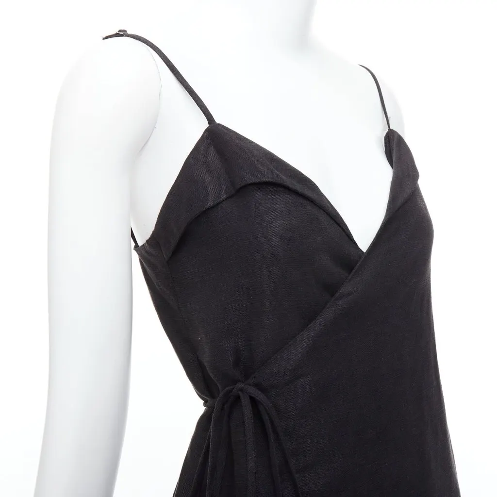 Reformation Crus Black Linen Never worn, with tag - Back View