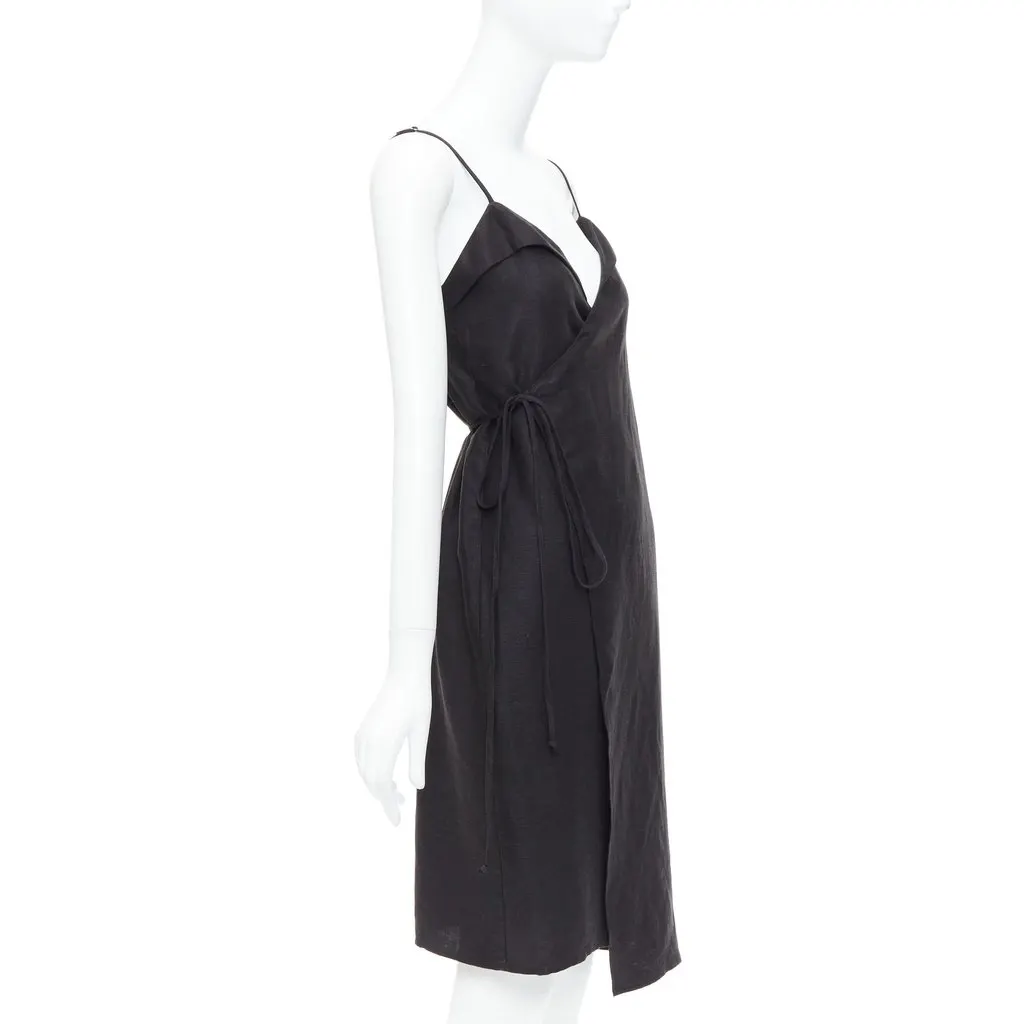 Reformation Crus Black Linen Never worn, with tag - Inside View