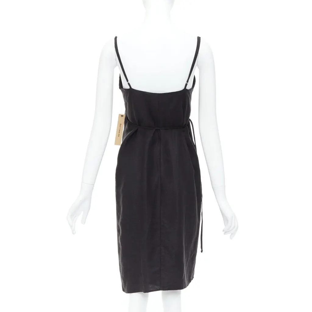 Reformation Crus Black Linen Never worn, with tag - Box View