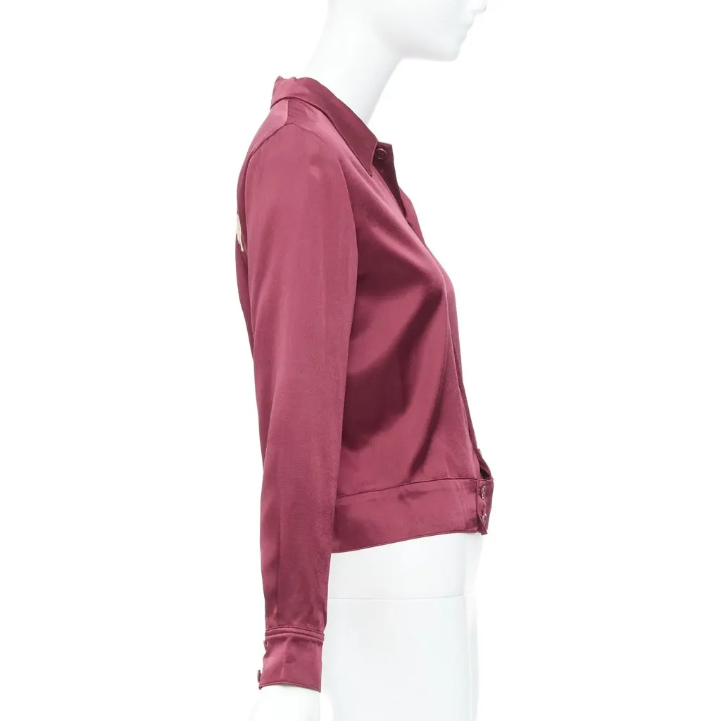Reformation Not Your Baby Jacket Red Viscose Never worn - Model View