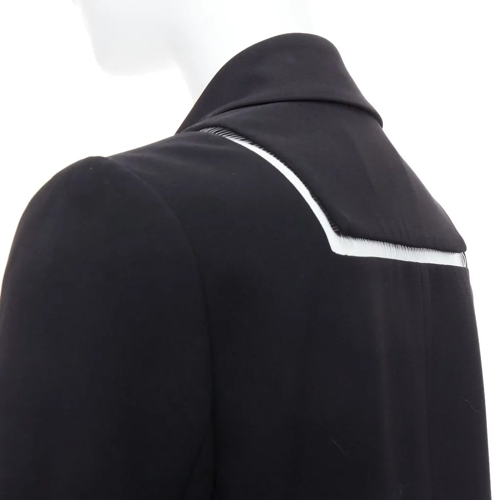 Alexander Wang Cut-Out Long Blazer Black Good - Back View