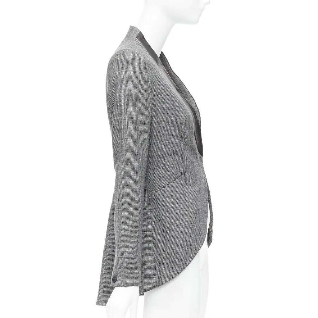 Rag & Bone Checkered Tux Blazer Grey Wool Never worn - Box View