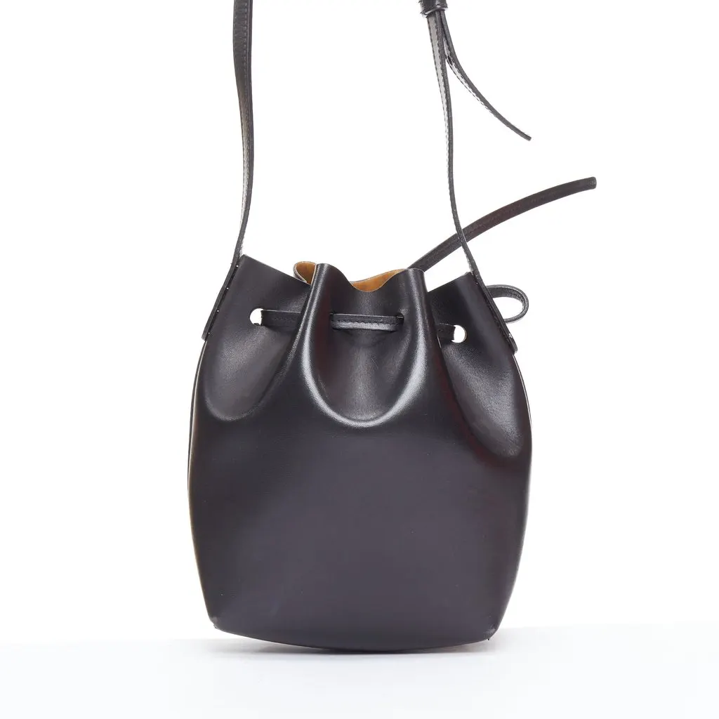Mansur Gavriel Western Belt Bag Black Leather Fair - Box View