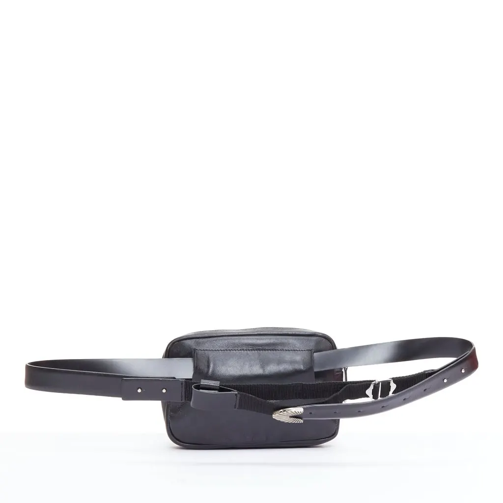 Toga Archives Colorblock Satchel Black Leather Fair - Model View