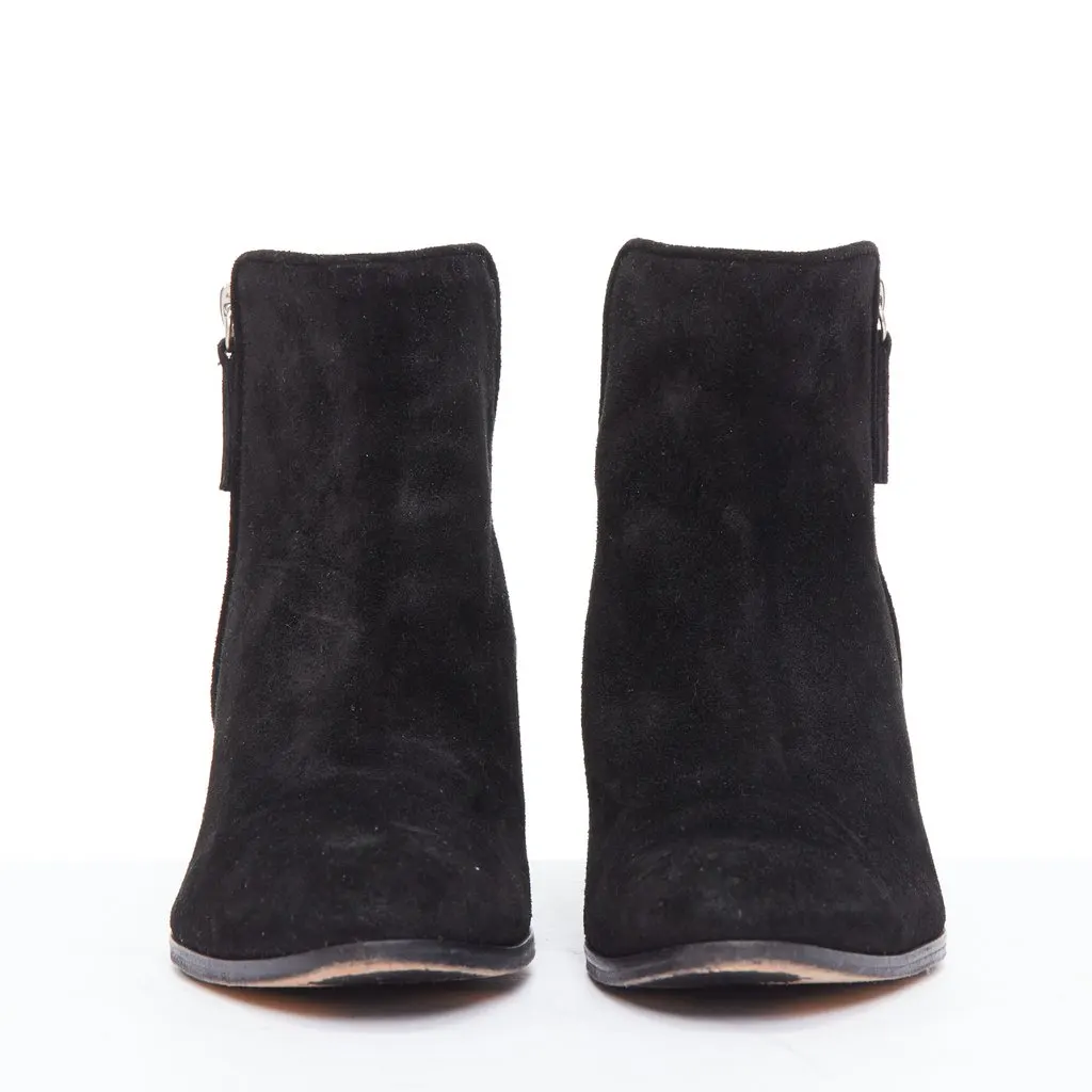 Giuseppe Zanotti Patent Sock Ankle Boots Black Leather Good - Inside View