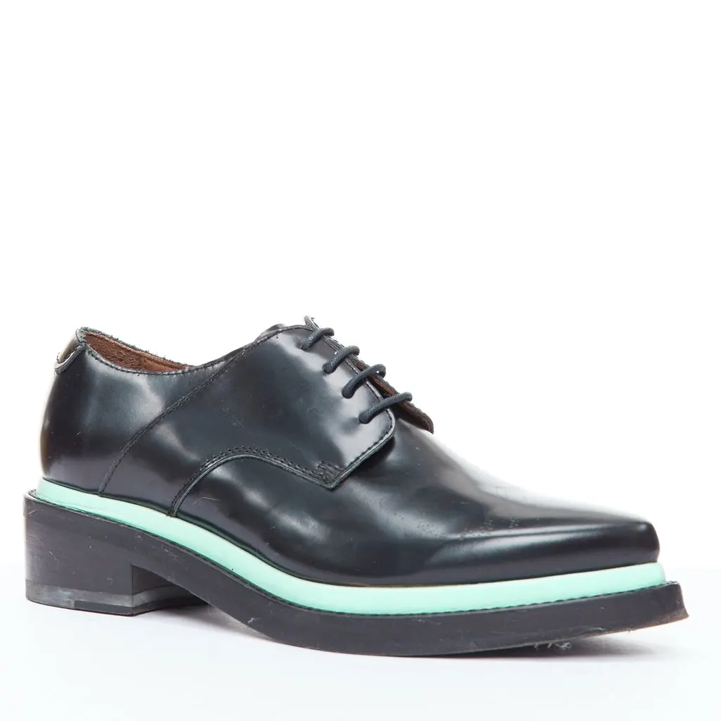 Acne Studios Lark Black Leather Fair - Back View