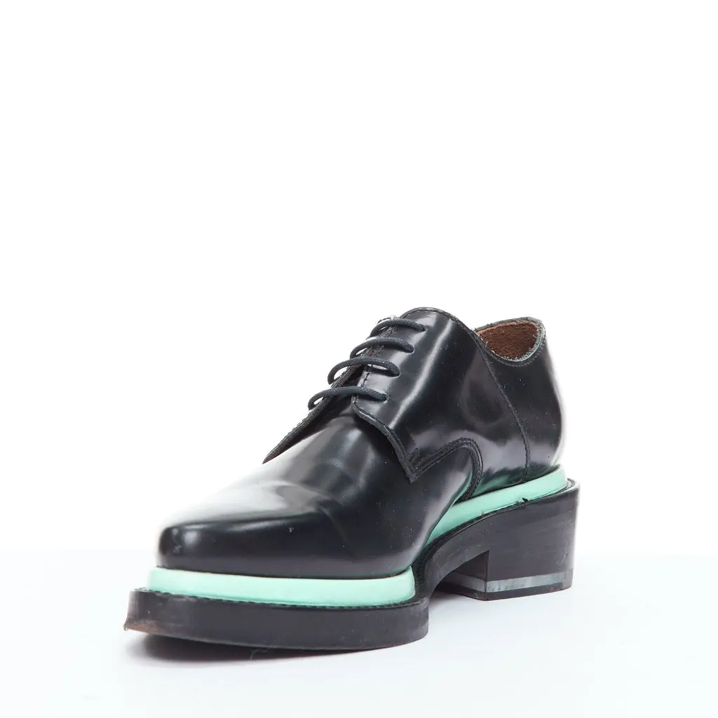 Acne Studios Lark Black Leather Fair - Model View