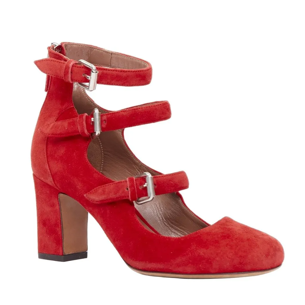 Tabitha Simmons Moda Red Leather Good - Front View