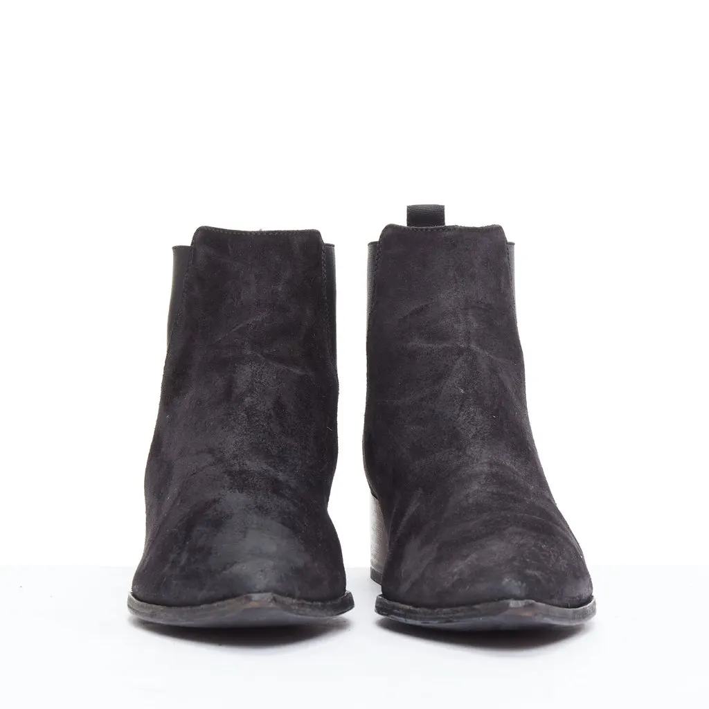 Acne Studios Jensen Black Suede Good - Inside View