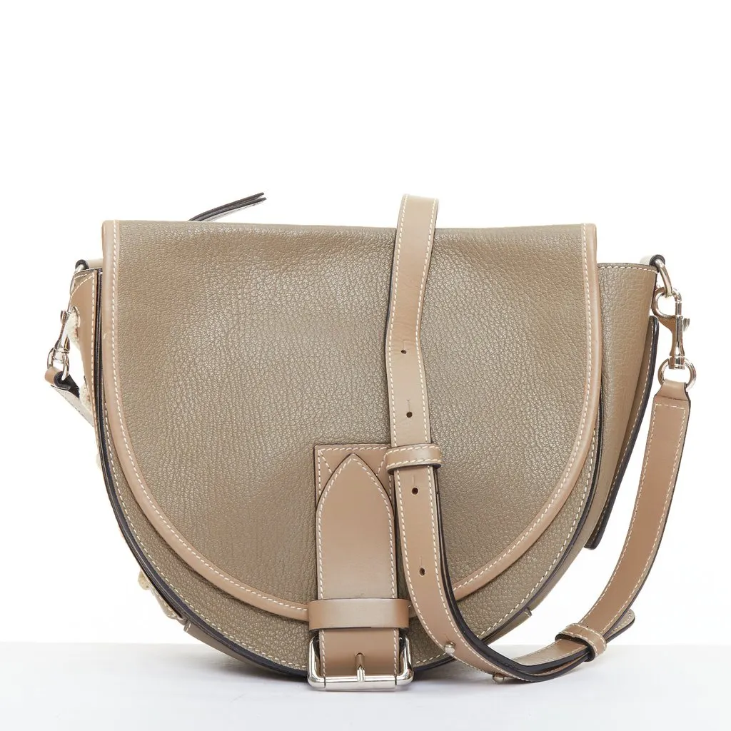 JW Anderson HB03918EASH Khaki Leather Good - Inside View