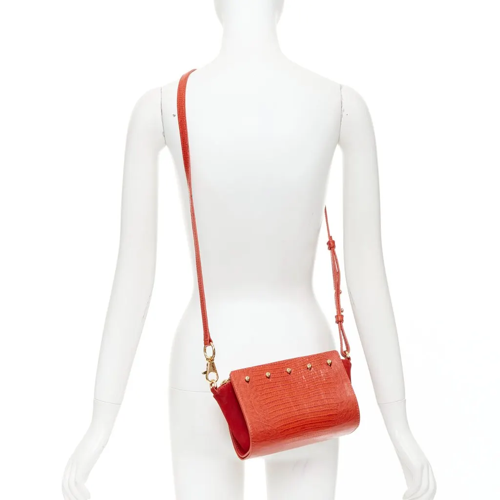 Alexander Wang Pelican Sling Red Leather Good - Back View
