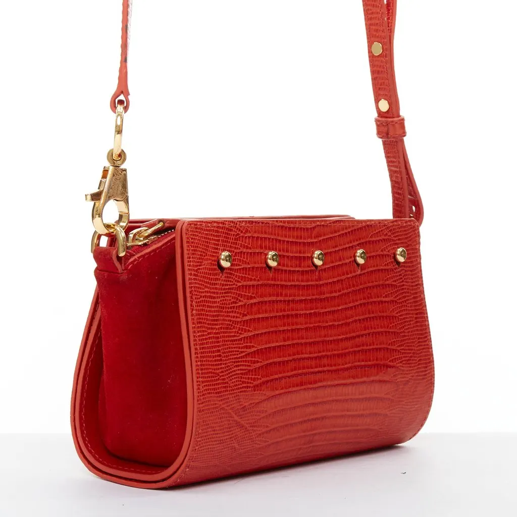 Alexander Wang Pelican Sling Red Leather Good - Inside View