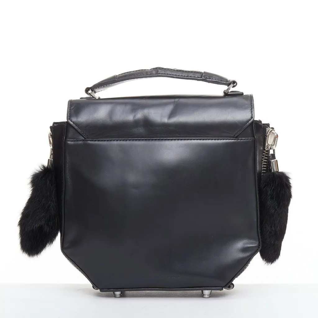 Alexander Wang Devere Black Leather Fair - Box View