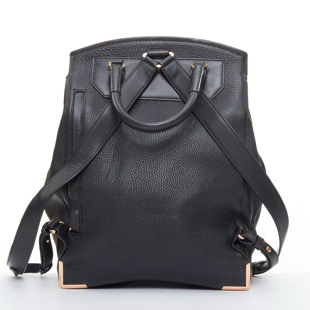Alexander Wang Prisma Skeletal Black Leather Fair - Model View