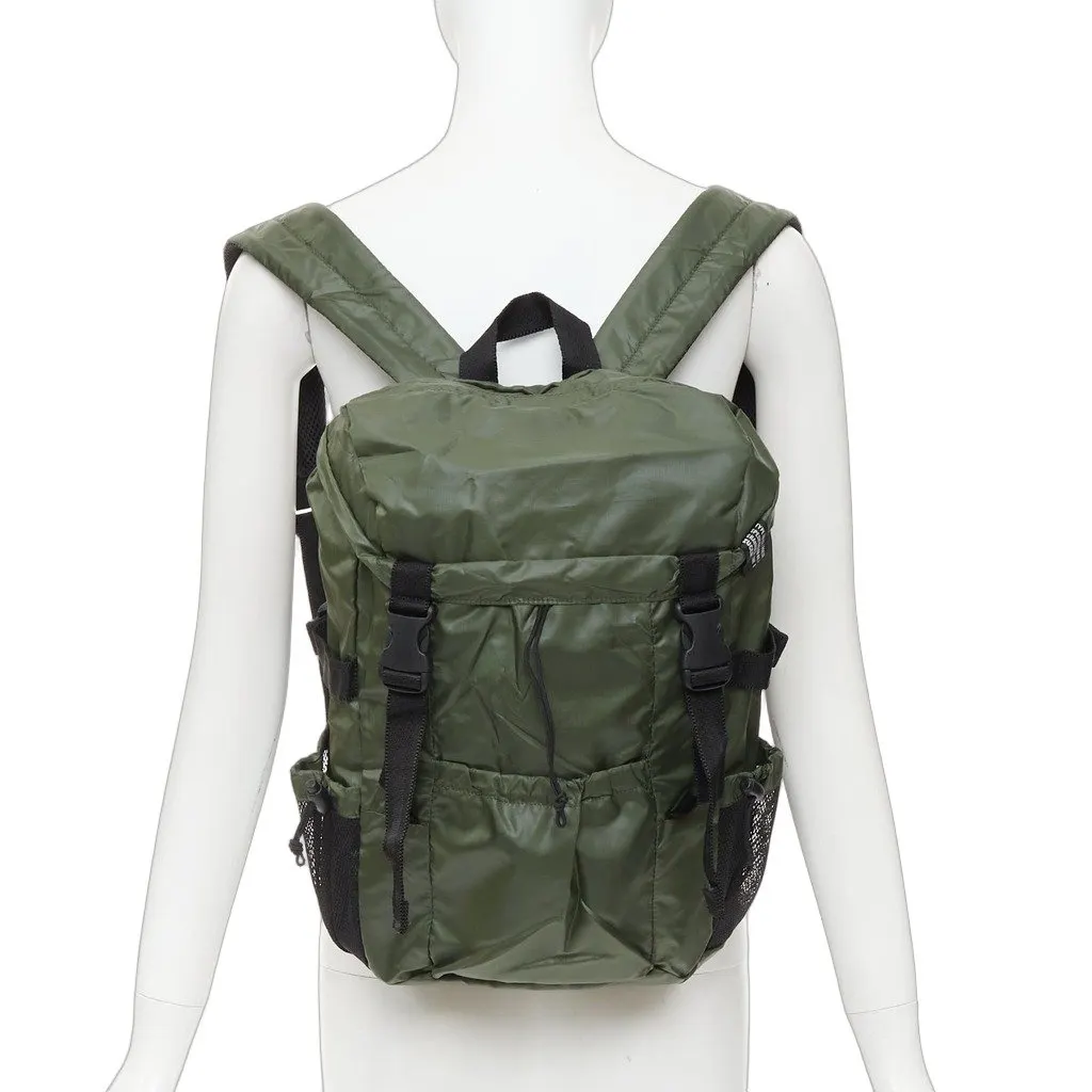 Zucca Green Handbag Green Polyamide Very good - Front View