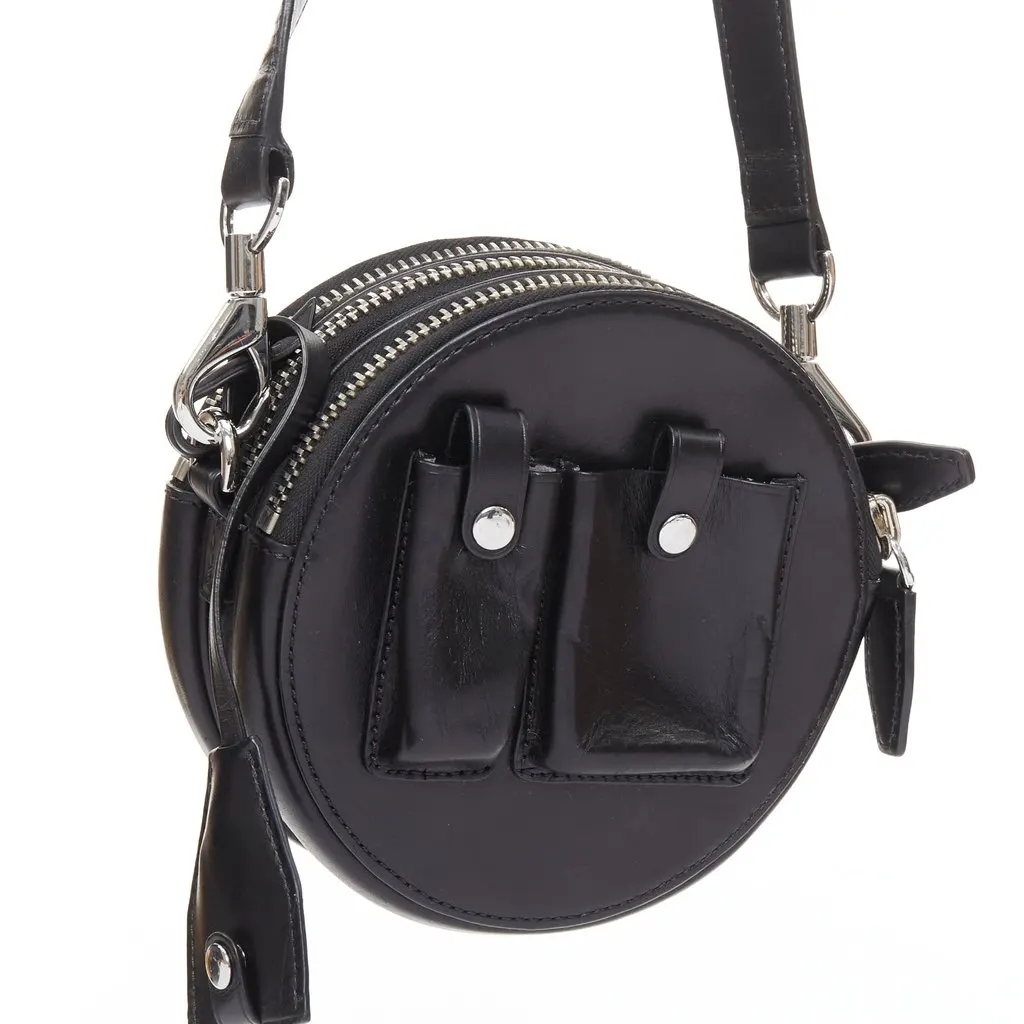 Alexander Wang Runway Canteen Black Leather Fair - Inside View