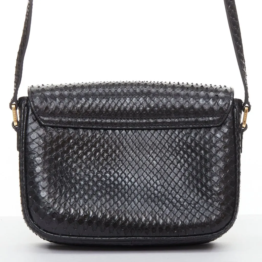 Celine C Bag Black Leather Good - Box View