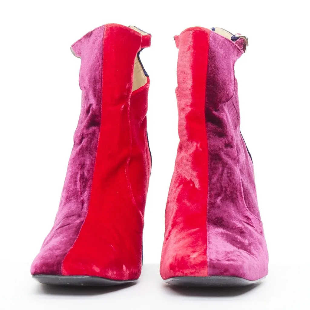Toga Archives Red Velvet Boots Red Velvet Fair - Back View