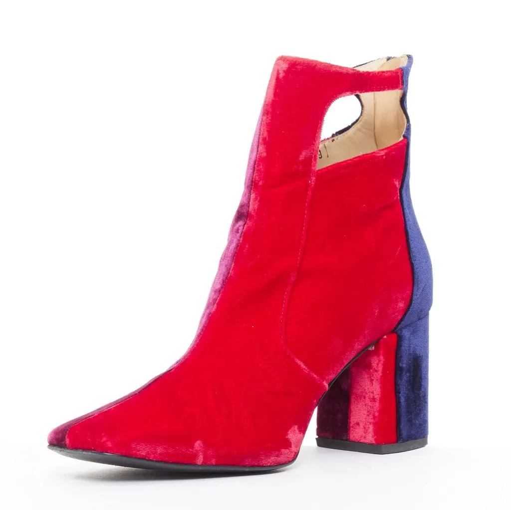 Toga Archives Red Velvet Boots Red Velvet Fair - Model View