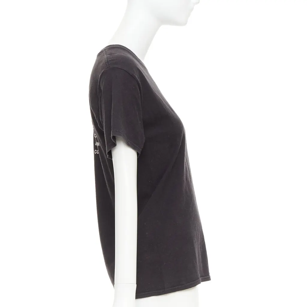 Vetements Black Cotton Top Black Cotton Fair - Model View
