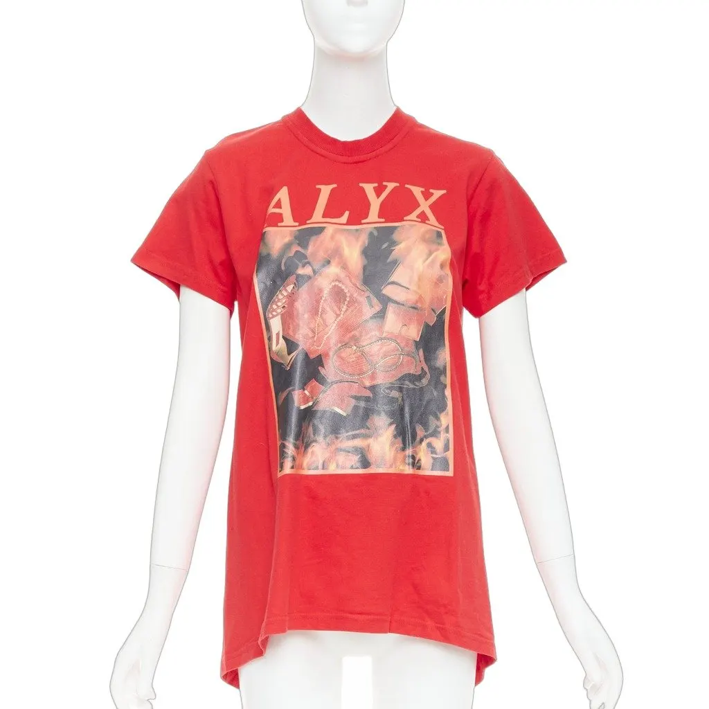 Alyx Red Cotton Top Red Cotton Very good - Front View