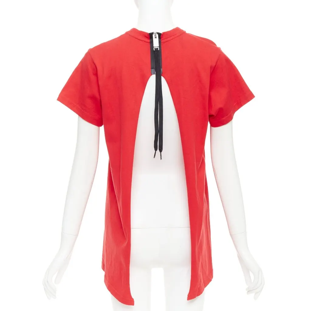 Alyx Red Cotton Top Red Cotton Very good - Back View