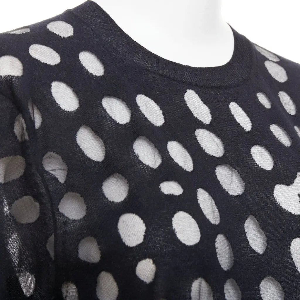Acne Studios Ninah Dots Black Cotton Very good - Back View