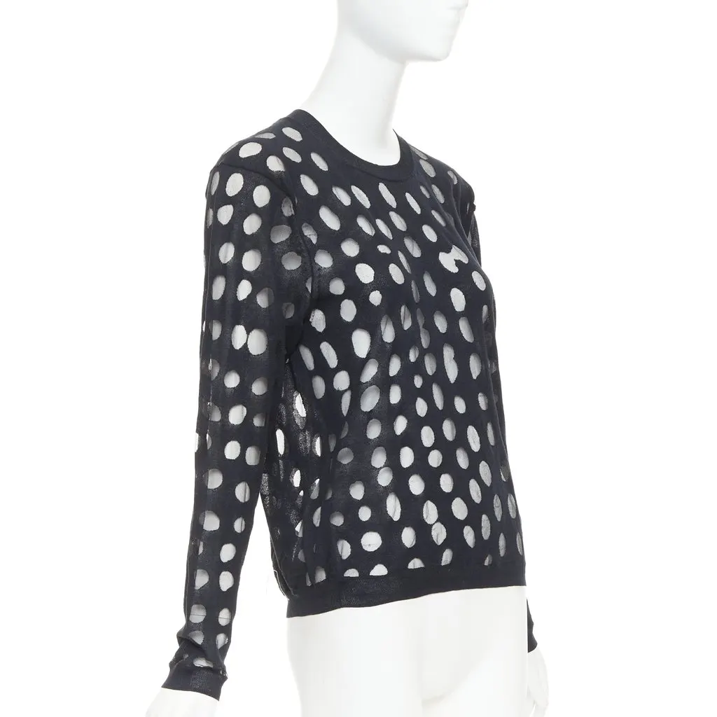 Acne Studios Ninah Dots Black Cotton Very good - Inside View
