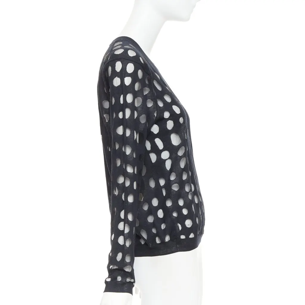 Acne Studios Ninah Dots Black Cotton Very good - Model View