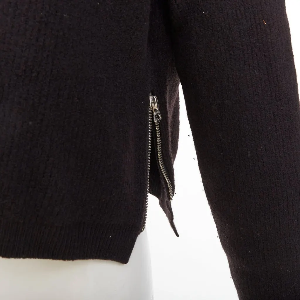 Acne Studios Misty Boiled Black Wool Very good - Back View