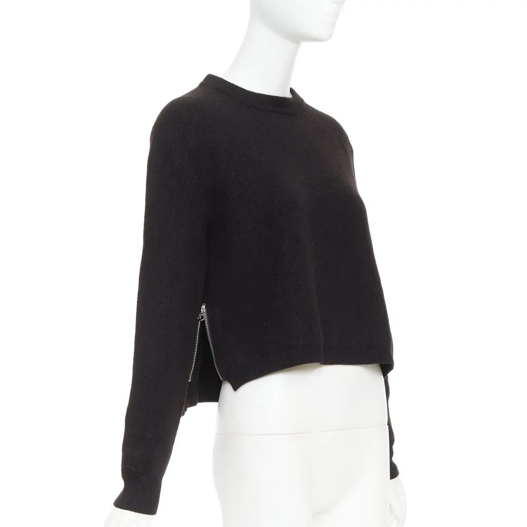 Acne Studios Misty Boiled Black Wool Very good - Inside View