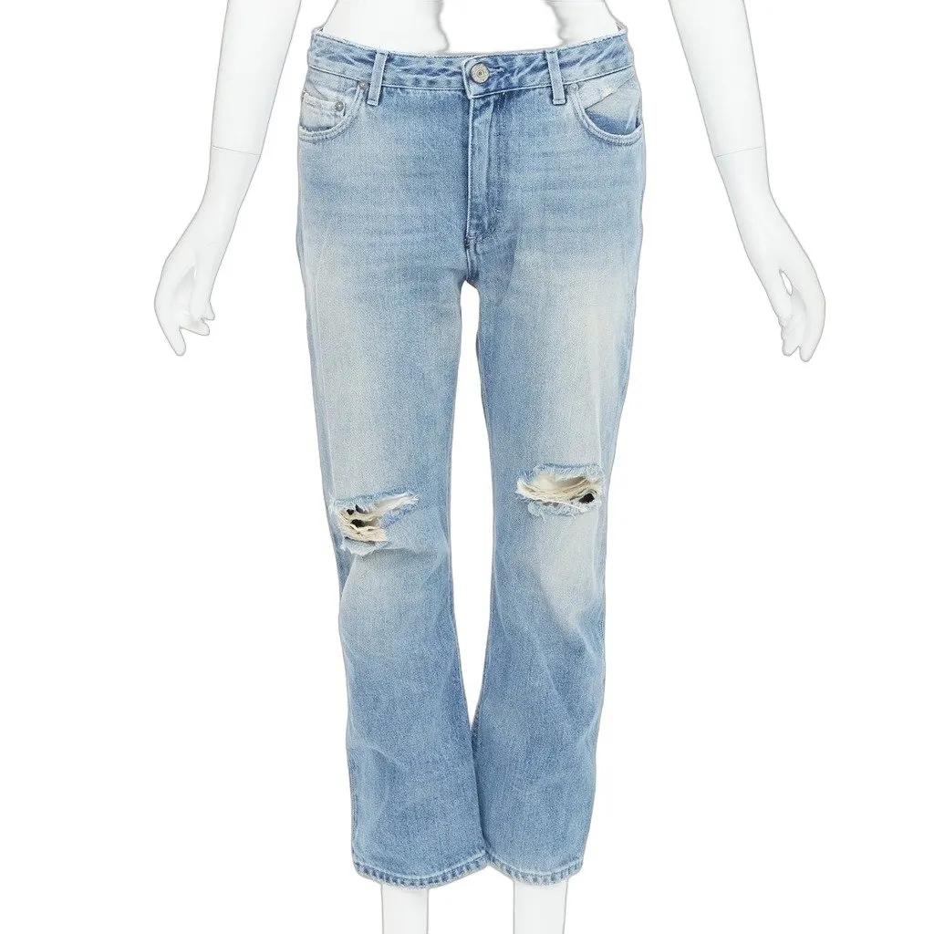 Acne Studios Pop Trash Blue Cotton Good - Front View