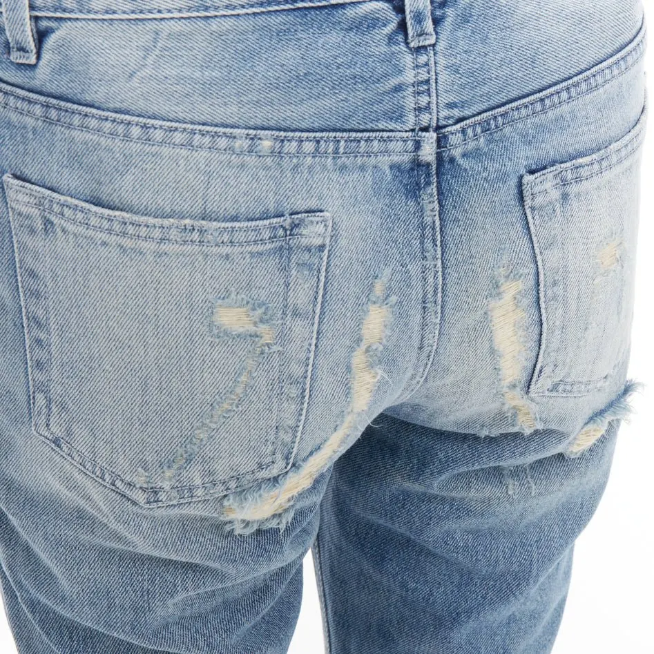 Acne Studios Pop Trash Blue Cotton Good - Back View