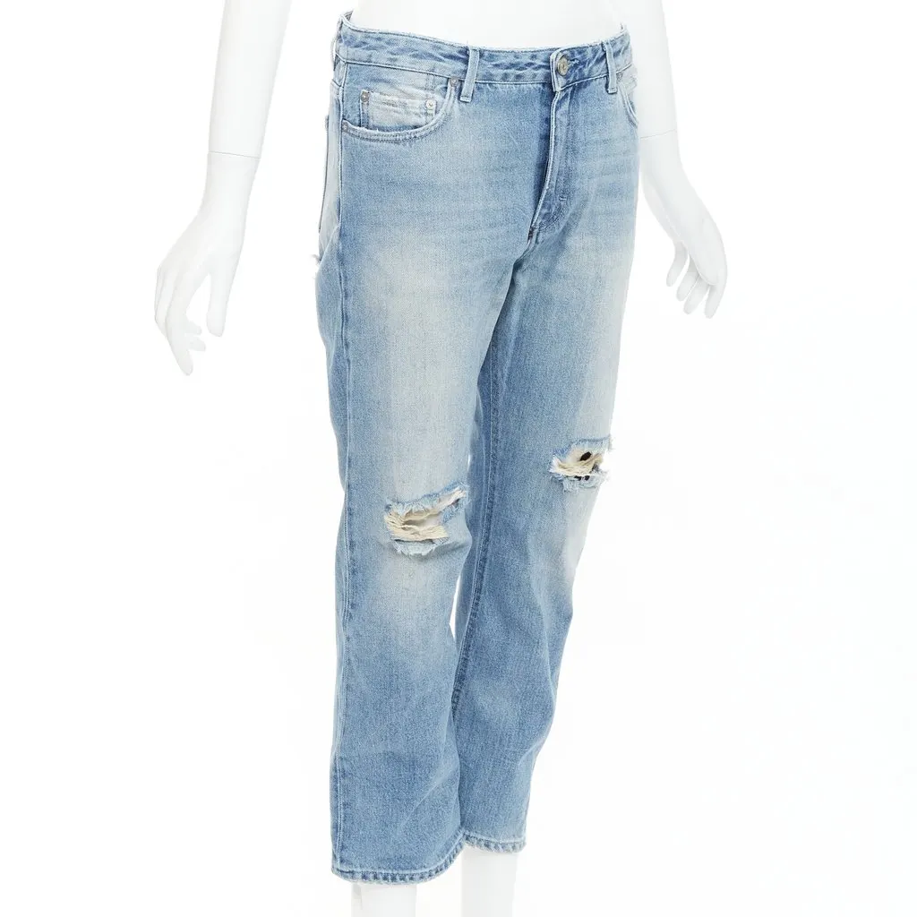 Acne Studios Pop Trash Blue Cotton Good - Inside View