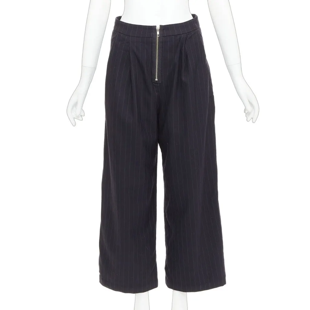 Reformation Navy Trouser Navy Very good - Front View