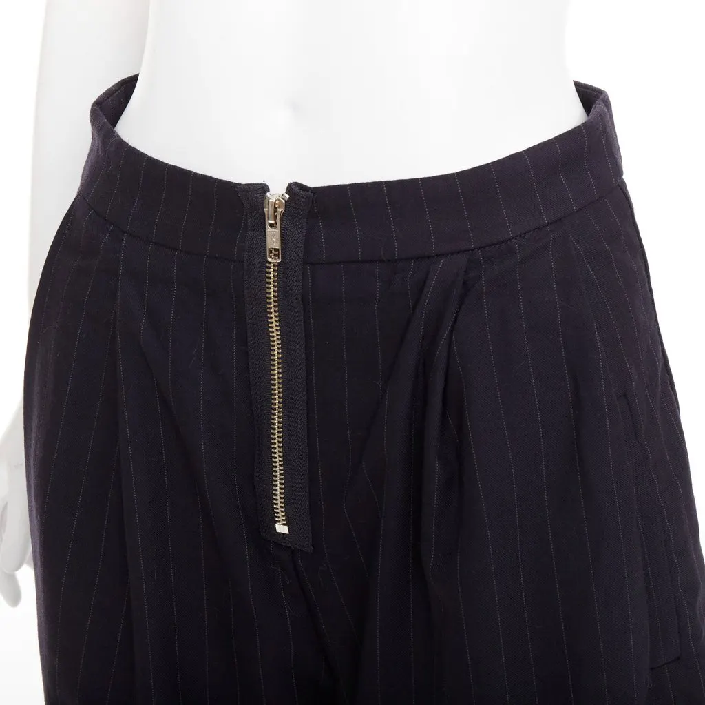 Reformation Navy Trouser Navy Very good - Back View