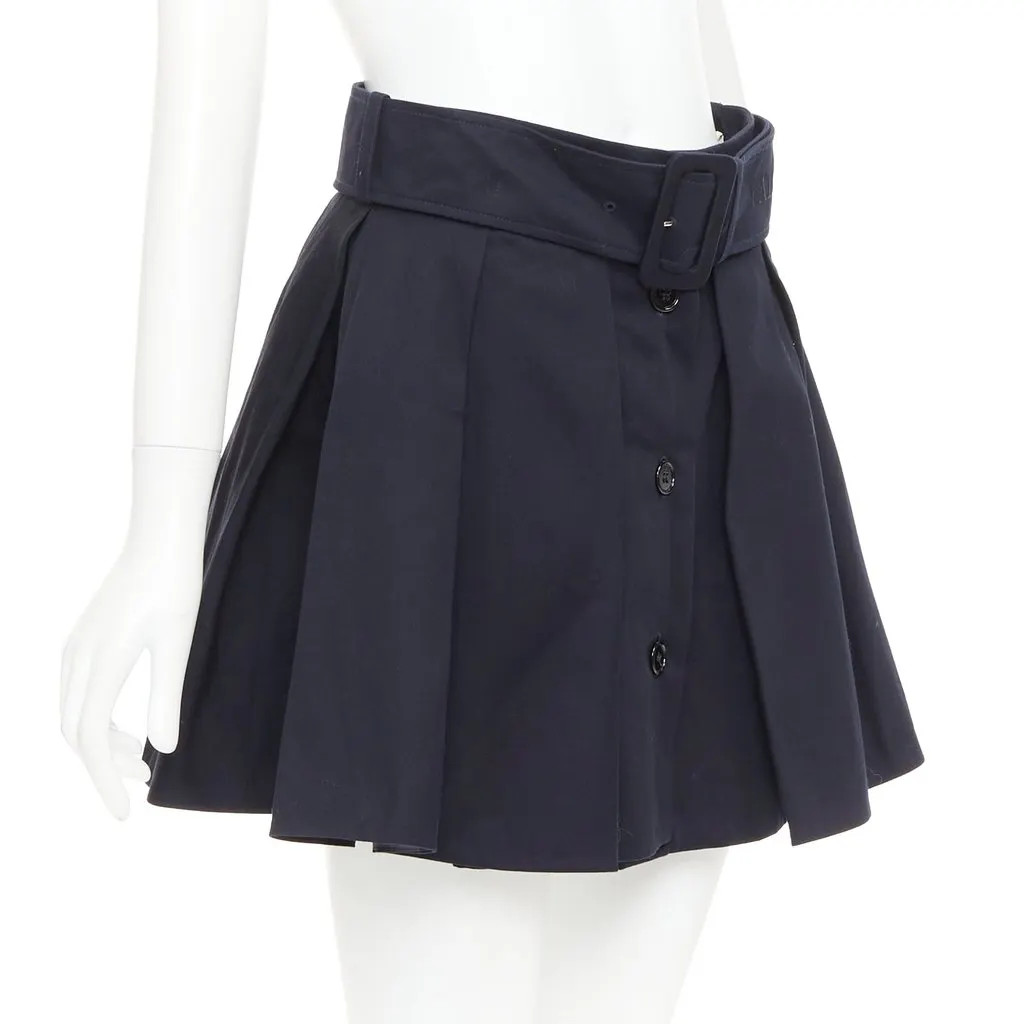 Patou Navy Cotton Skirt Navy Cotton Very good - Inside View