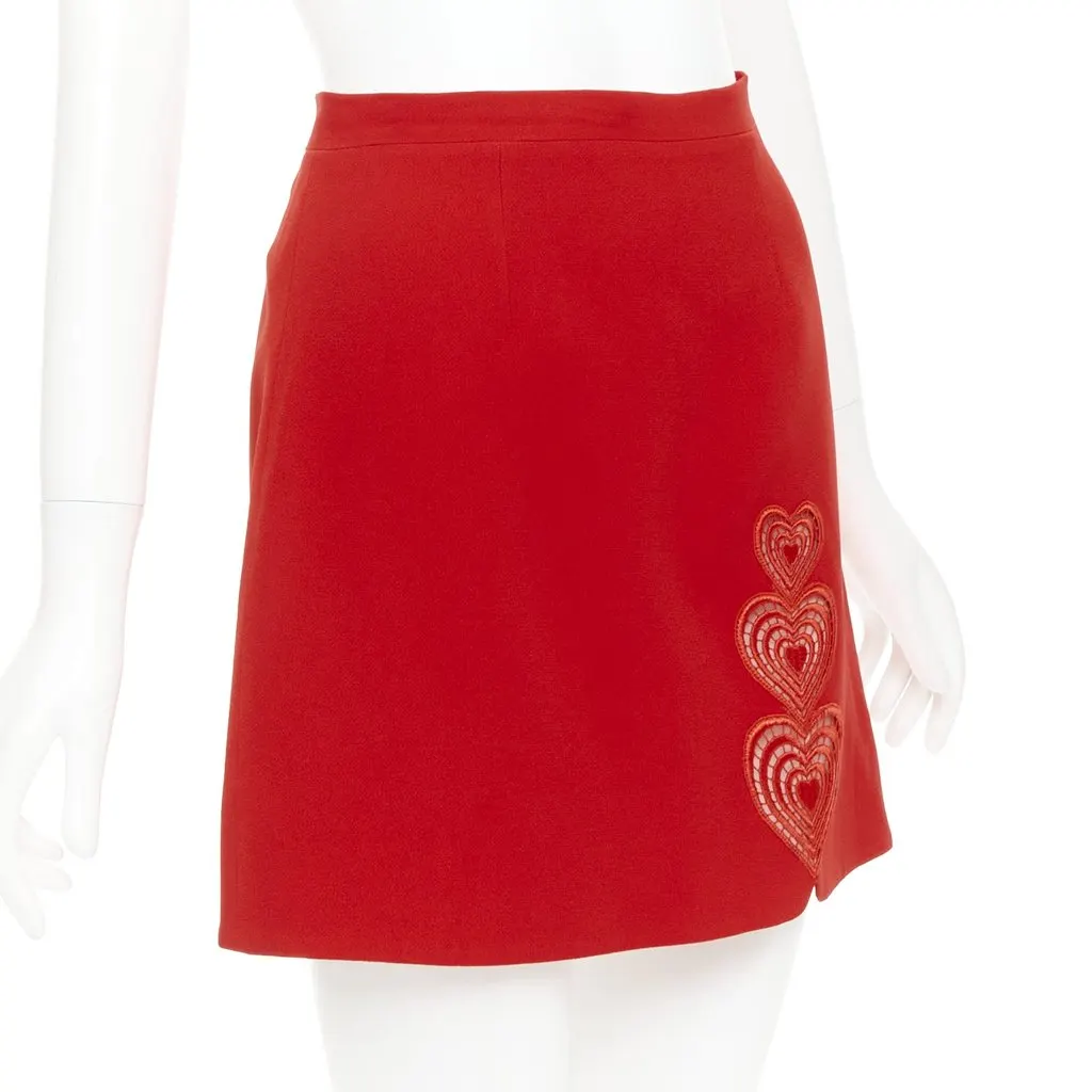 Christopher Kane Red Skirt Red Acetate Very good - Inside View