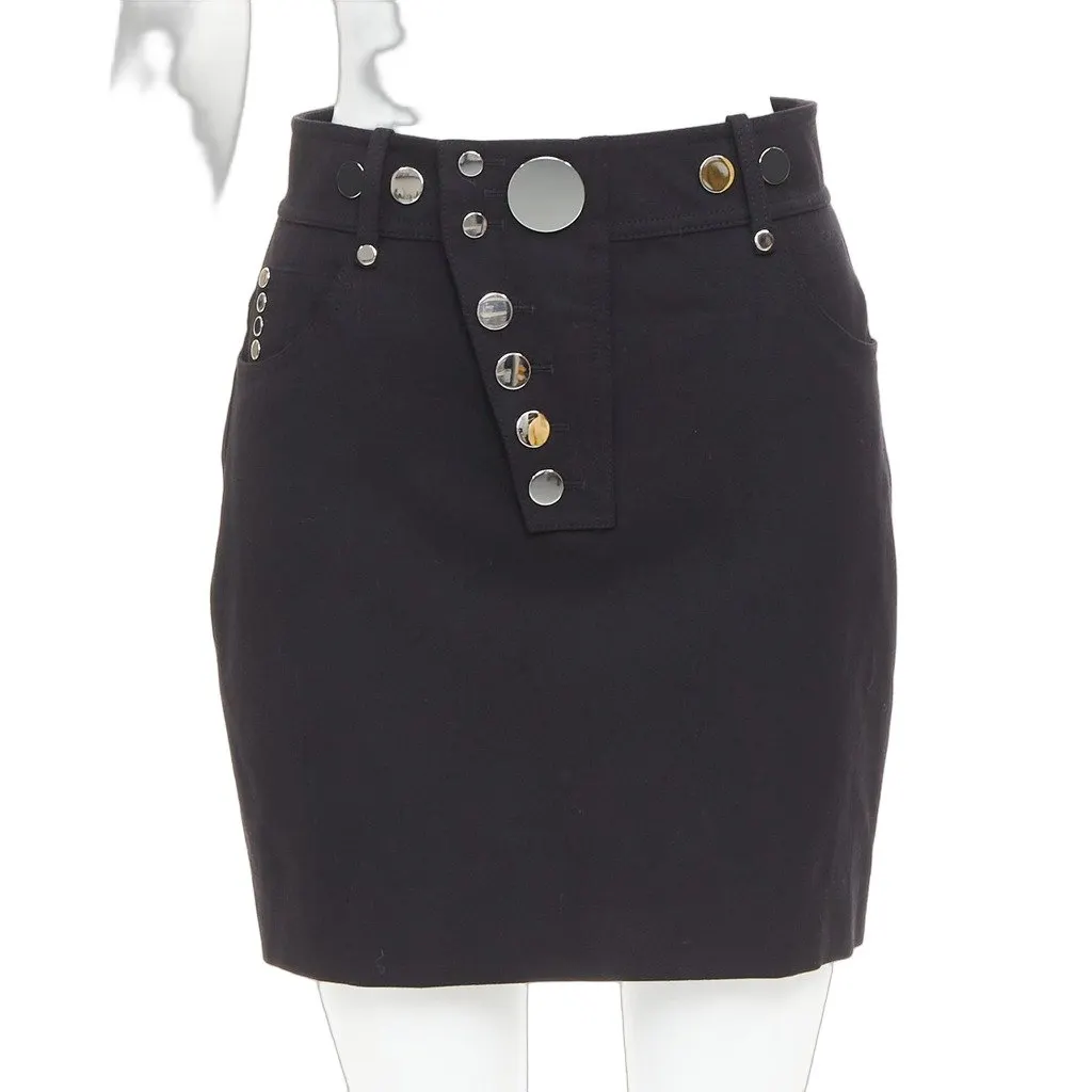 Alexander Wang Black Wool Skirt Black Wool Very good - Front View