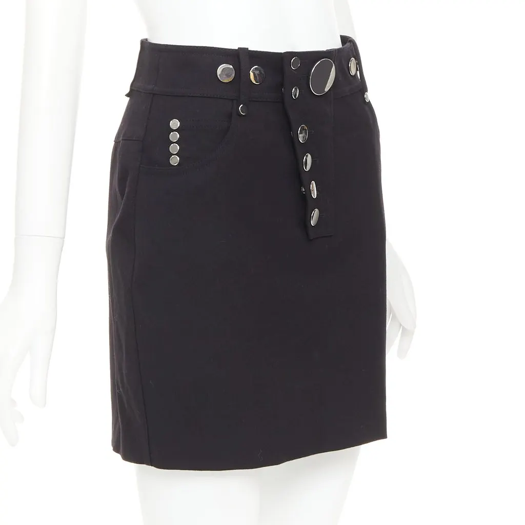 Alexander Wang Black Wool Skirt Black Wool Very good - Inside View