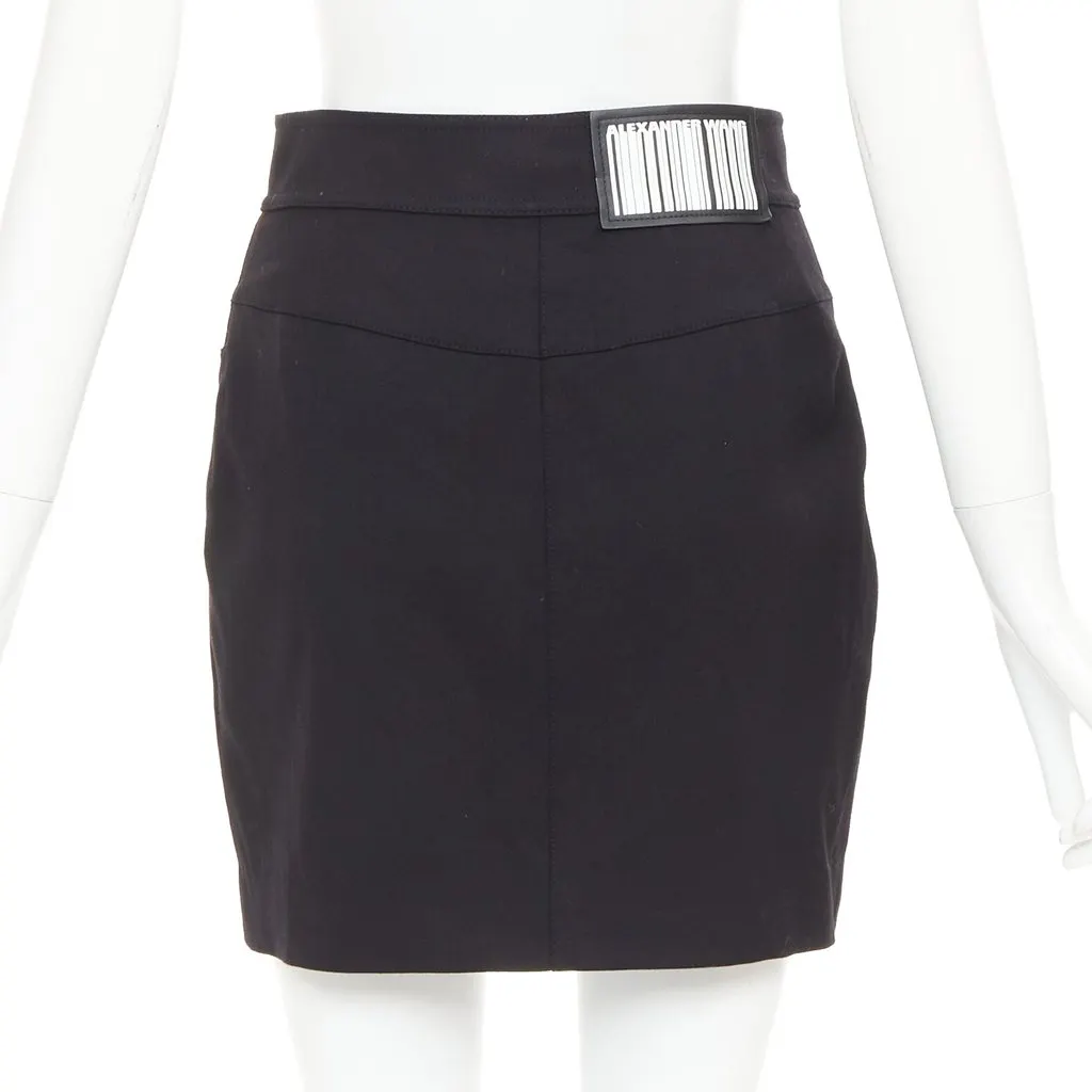 Alexander Wang Black Wool Skirt Black Wool Very good - Box View