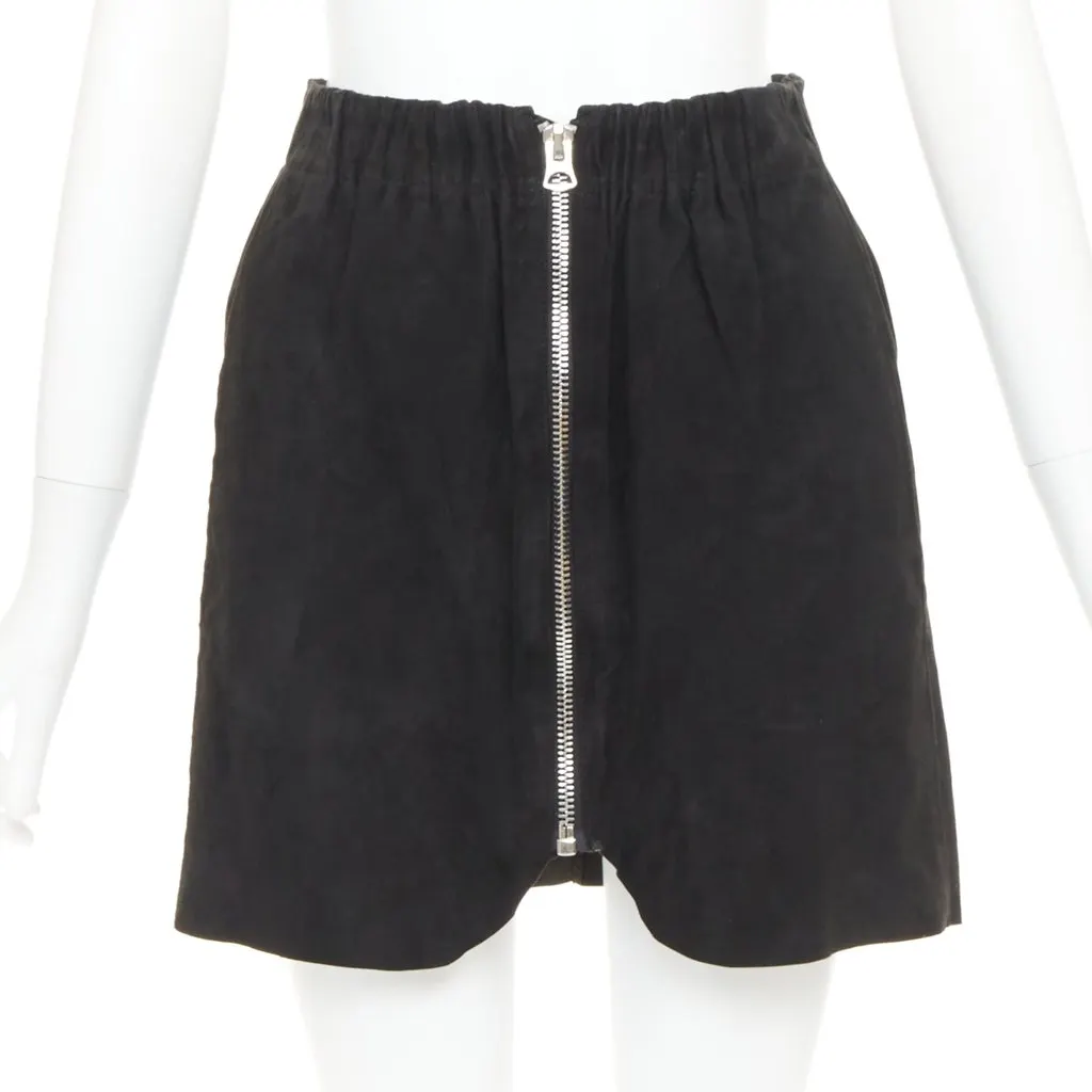 Acne Studios Mina Black Leather Fair - Front View